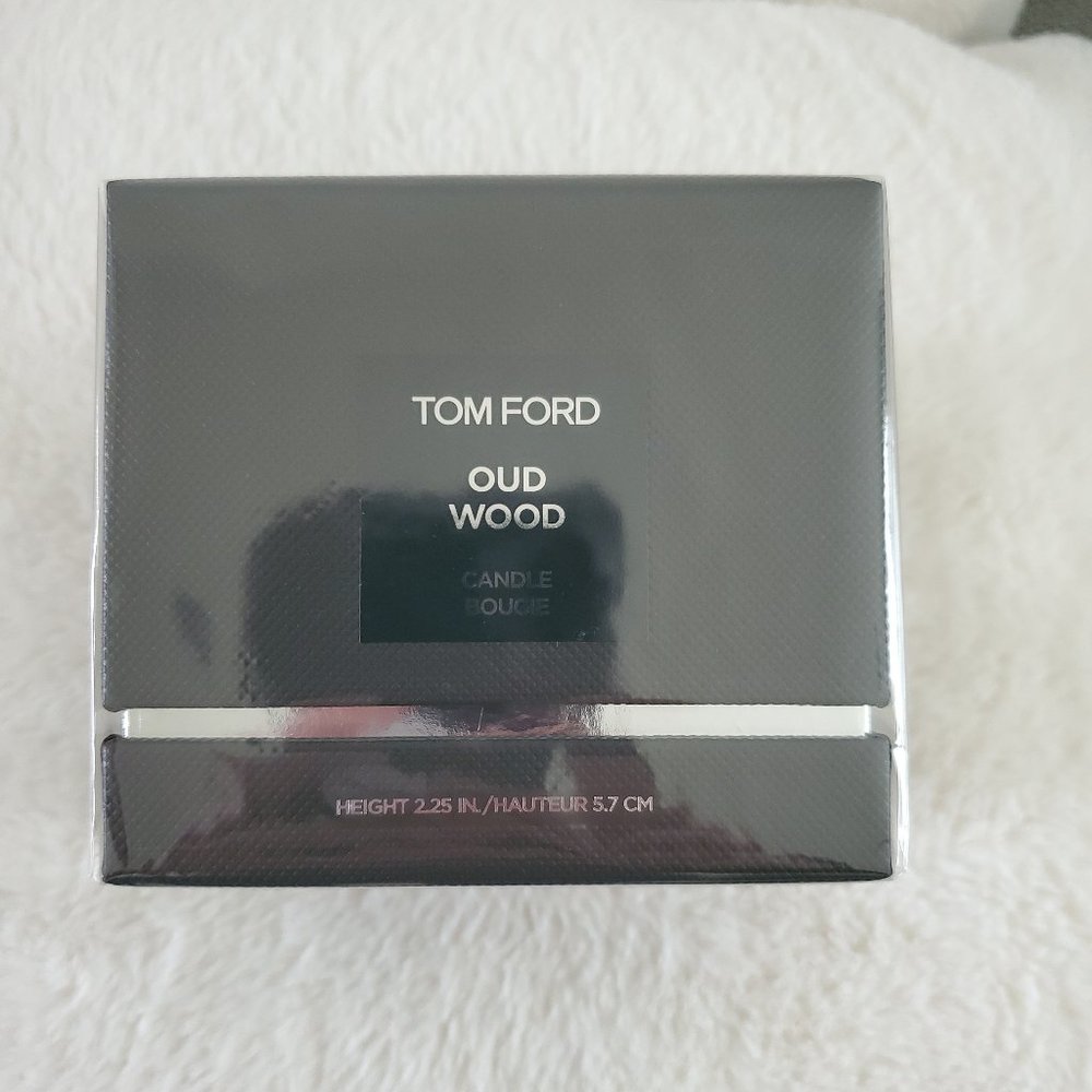 Tom Ford Oud Wood Candle - 2.25in/5.7cm - New in Box, Sealed!